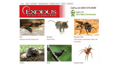 Desktop Screenshot of exoduspestcontrol.com